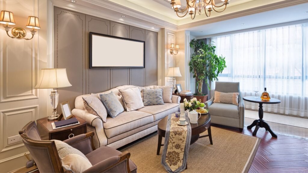 Luxurious Sofa Set in living room